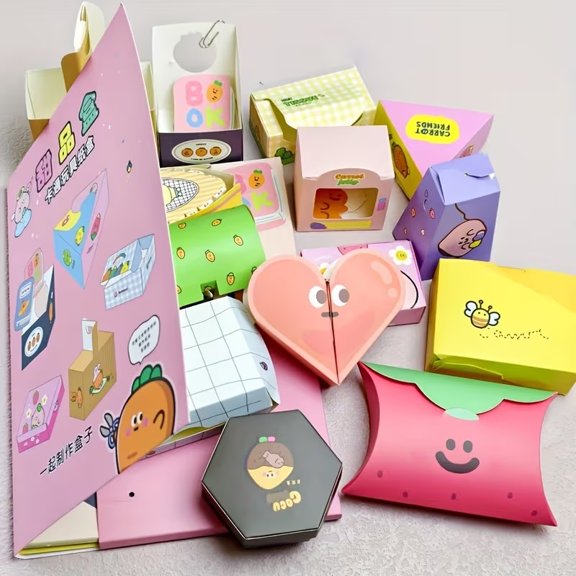 3D Origami Box DIY Craft Magic Box - Creative Paper Folding Kit for All Ages