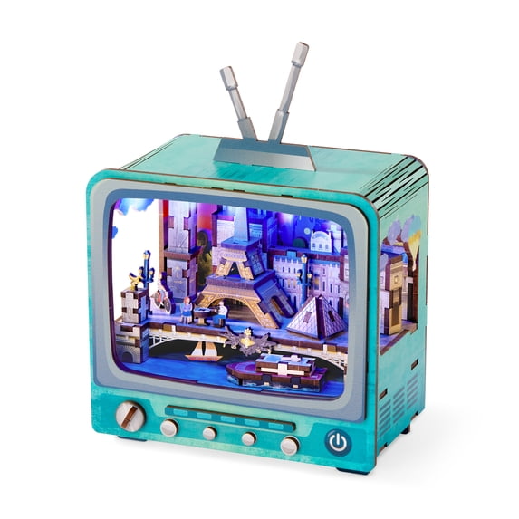 Arkitec 125-Piece Paris CityVision 3D Build Wooden Puzzle