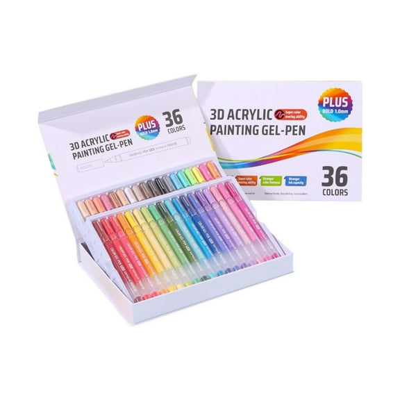 3D Painting Supplies Acrylic Gel Pens Set - Ideal for Art DIY Crafts and Projects for Creativity and Imagination in Kids and Artists
