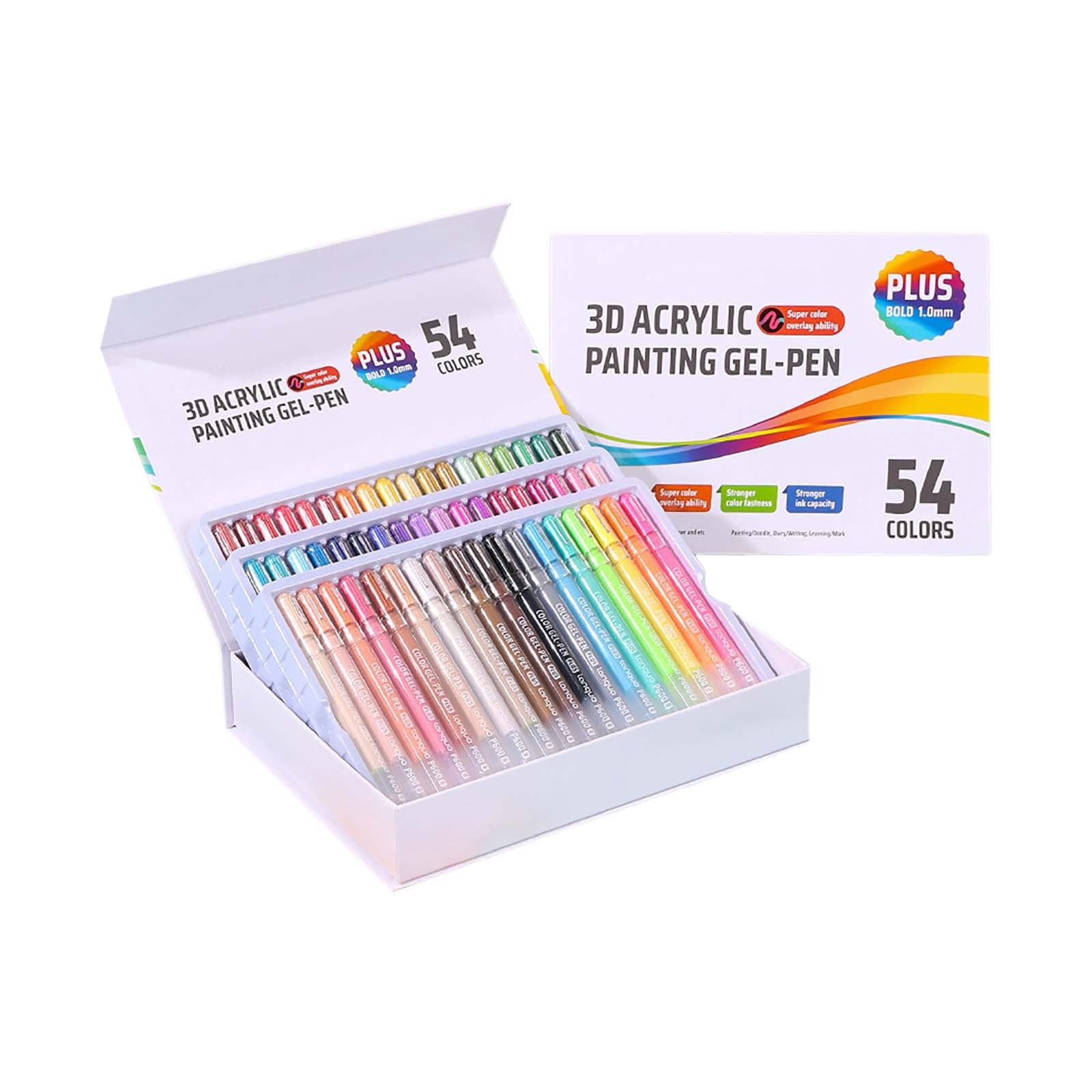 3D Painting Supplies Acrylic Gel Pens Set for Art DIY Crafts and Projects Ideal for Kids and Artists for Expression and Imaginative Projects