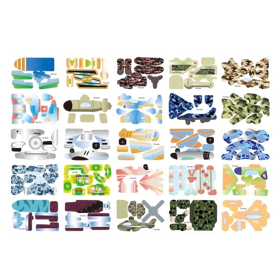 3D Paper Building Puzzle DIY Brain Teaser Assembly Model Foldable Spatial Thinking Construction Kit for Indoor Leisure Family Activity & Birthday Holiday Gift