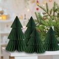 thumbnail image 1 of 3D Paper Christmas Tree Reusable Tabletop Decor Honeycomb Tree Easy Assembly Mini Xmas Tree for Festive Party Table Centerpiece, 1 of 7