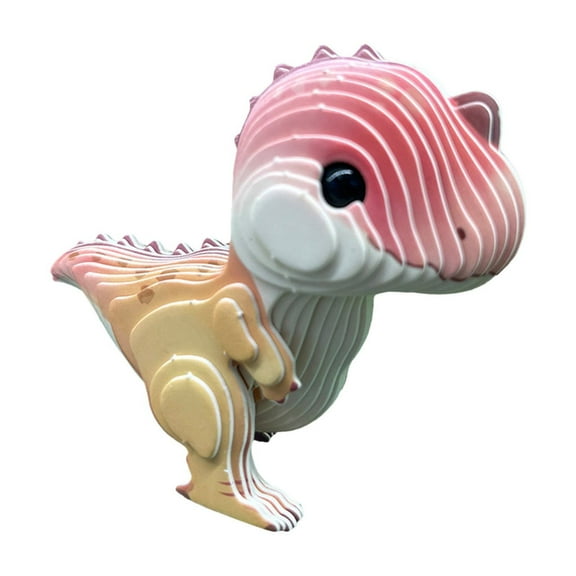 A 3D Paper Puzzle Toy Type A Diy Dinosaur Ornament Craft Kit Creative Handmade Model For Kids Adults Paper Material For Home Decoration Gift Party Activity
