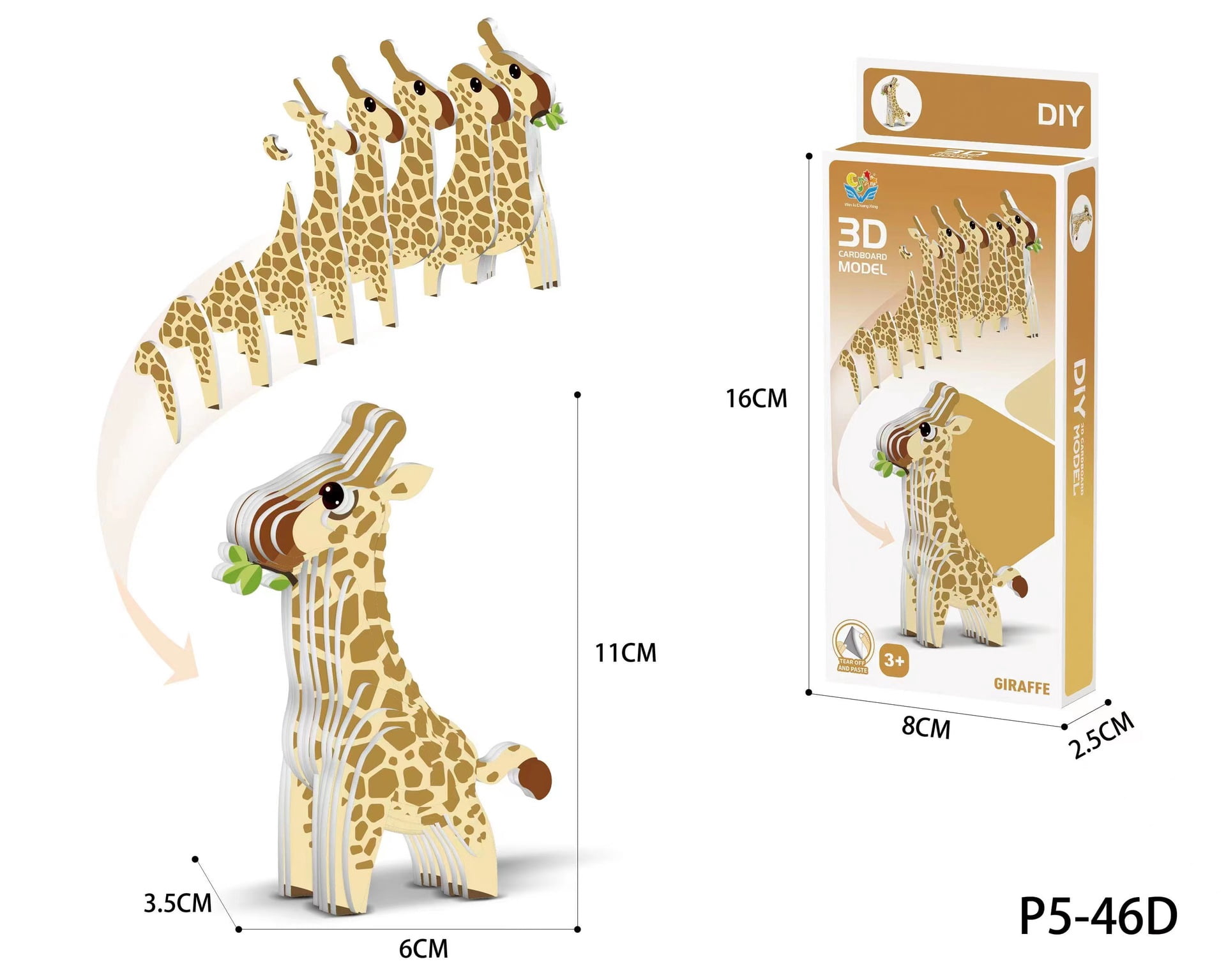 3D Paper Puzzle for Kids – DIY Advanced Educational Toy for Children ...