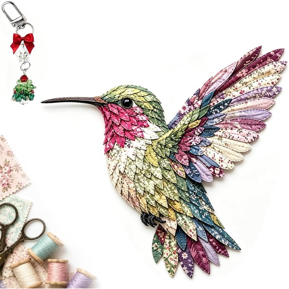 3D Patchwork Bird DIY Craft Kit, 3D Handmade Fabric Patchwork Craft Set, Creative Bird Sewing Project for Home Decor Display, Relaxing Textile Art Activity for DIY Craft Lovers (twilight)