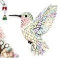 thumbnail image 1 of 3D Patchwork Bird DIY Craft Kit, 3D Handmade Fabric Patchwork Craft Set, Creative Bird Sewing Project for Home Decor Display, Relaxing Textile Art Activity for DIY Craft Lovers (spring), 1 of 6