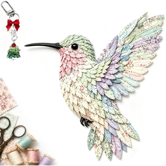3D Patchwork Bird DIY Craft Kit, 3D Handmade Fabric Patchwork Craft Set, Creative Bird Sewing Project for Home Decor Display, Relaxing Textile Art Activity for DIY Craft Lovers (spring)