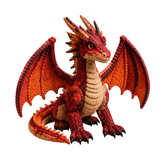 3D Patchwork Dragon DIY Craft Kit for Adults and Kids Create Your Own Detailed Dragon Sculpture Model Kit