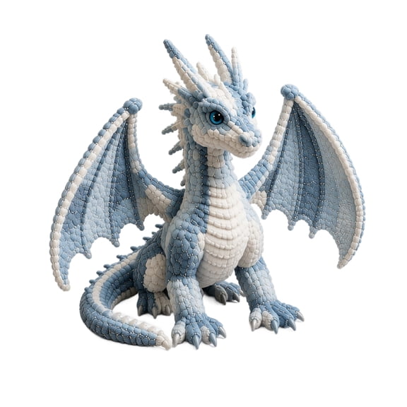 3D Patchwork Dragon DIY Craft Kit for Adults and Kids Create Your Own Detailed Dragon Sculpture Model Kit