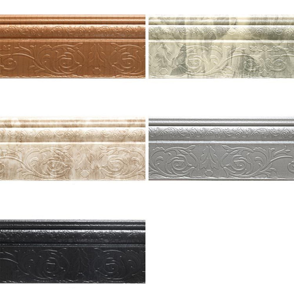 3D Pattern Adhesive Corner Line Stickers Peel and Stick Trimmable DIY