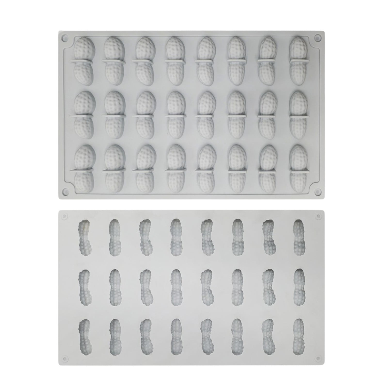 3D Peanut Silicone Mold for Chocolate Covered Raisins & Nuts | 24 ...