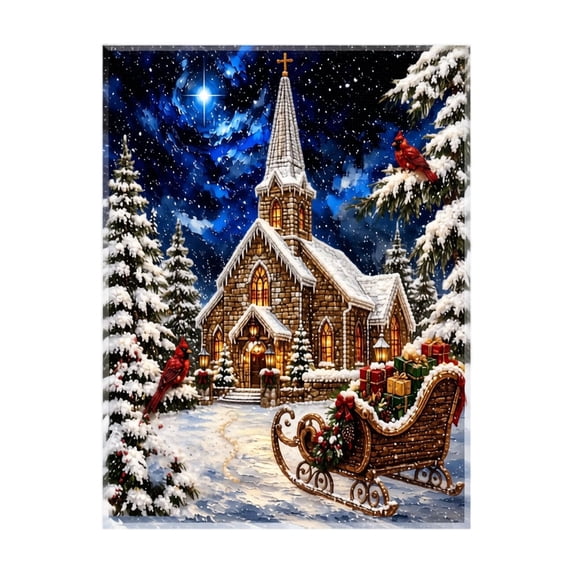 3D Pearl Absurd Christmas Moments Art Kit, DIY Funny Holiday Decor Christmas Pearl Diamond Painting Art with Frame, for Adults Beginners, Gemstone Diamond Dots Beads for Home Wall Decor Gift, 7.87in