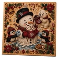 thumbnail image 1 of 3D Pearl Absurd Christmas Moments Art Kit DIY Funny Holiday Decor Christmas Pearl Diamond Painting Art with Frame for Adults Beginners, 1 of 7