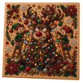 thumbnail image 1 of 3D Pearl Absurd Christmas Moments Art Kit DIY Funny Holiday Decor Christmas Pearl Diamond Painting Art with Frame for Adults Beginners, 1 of 6