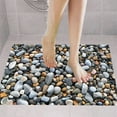 thumbnail image 1 of 3D Pebble Stone Wall Decal Non-slip Floor Stickers for Enhanced Bathroom & Corridor Aesthetics, 1 of 7