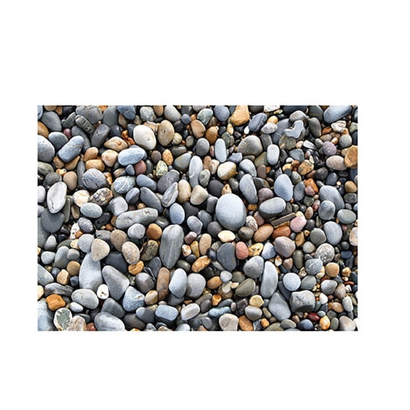 3D Pebble Wall Sticker Self Adhesive Decorative Wall Decal Stone Pattern Contact Covering for Home Room Surface