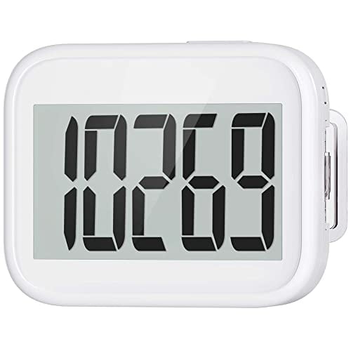 3D Pedometer for Walking, Simple Step Counter for Walking with Large