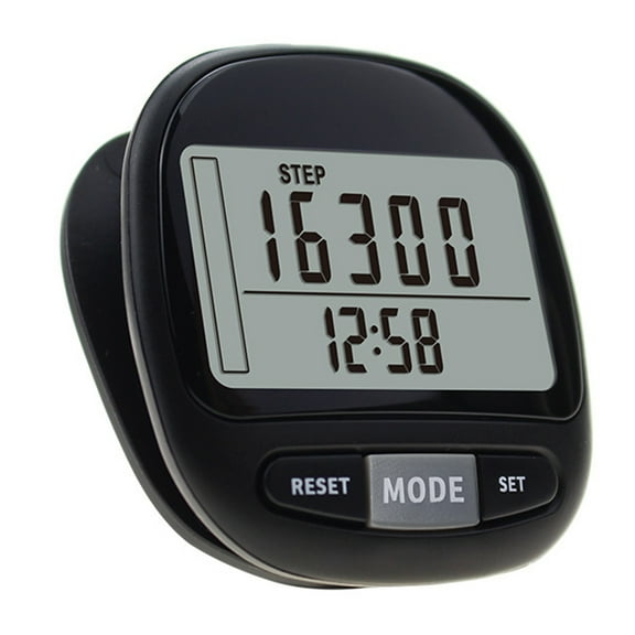 3D Pedometer for Walking, Step Counter with Removable Clip and Lanyard, Step Trackers with Distance, Calorie Record