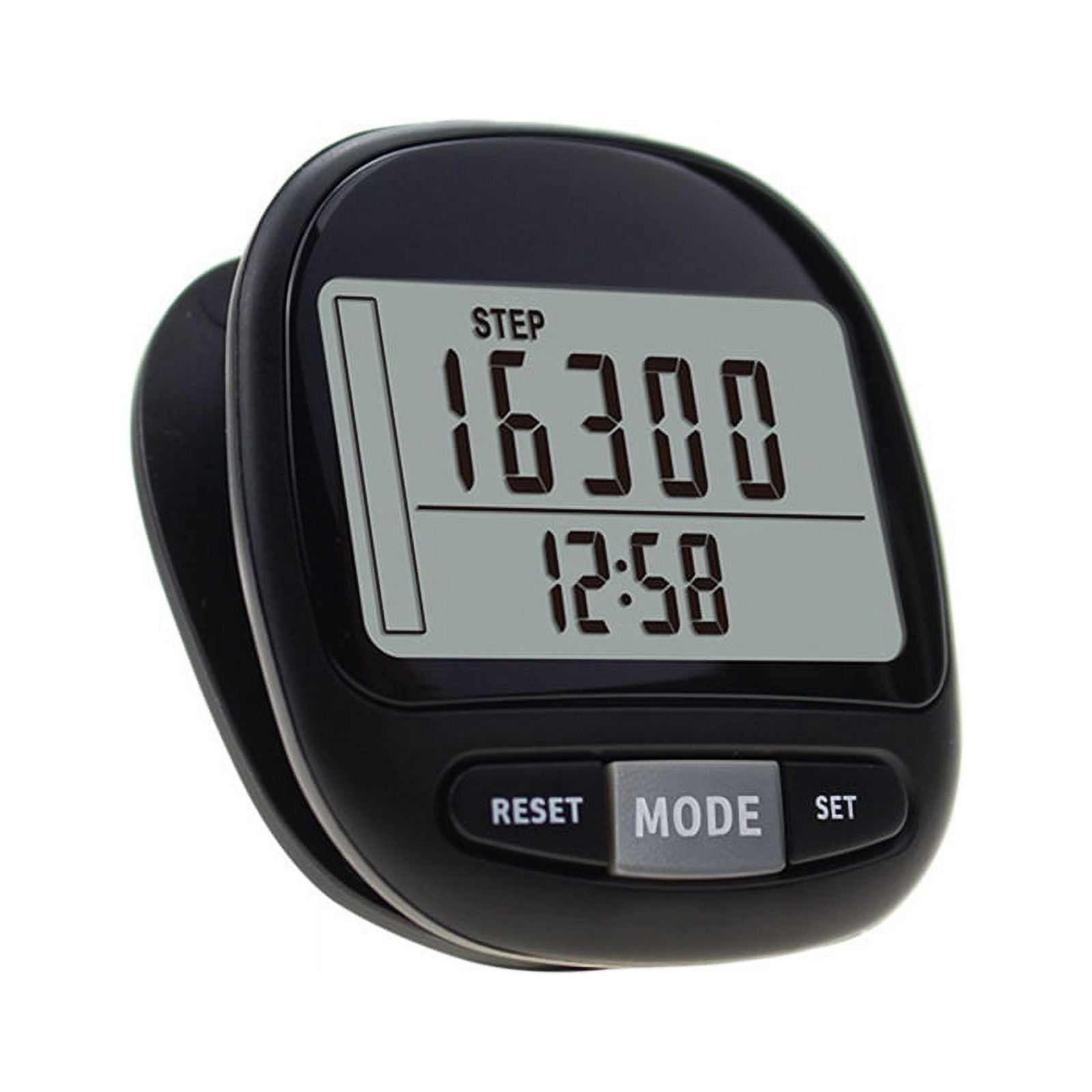 3D Pedometer for Walking with Clip and Strap,Calorie Counter, 7 Memory. Accurate Step Counter