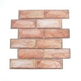 thumbnail image 1 of 3D Peel and Stick Faux Brick Wall Panels,12"X12" Self-Adhesive Brick-Look Wall Sticker,Small & Thin PVC Self Adhesive Wall Tiles,Decorative Tiles Backsplash for Interior Decor,Lightweight, 1 of 3