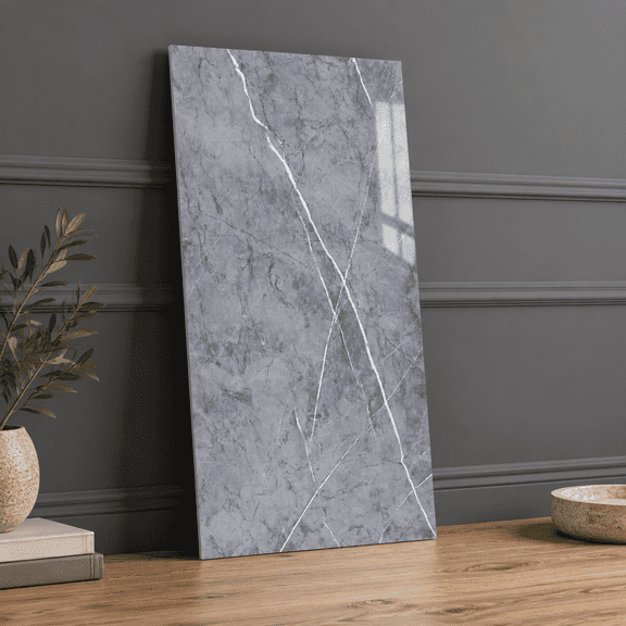 3D Peel and Stick Gray-YSH Wall Panels 10 Pack Marble Look Waterproof
