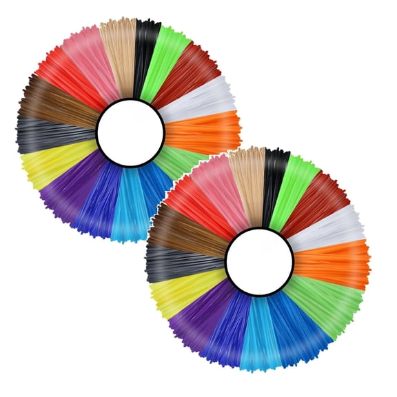 3D Pen Filament 16 Colours 5 m Each - 3D Pen Filament 1.75 mm 3D Pen Paint Set(2pcs)