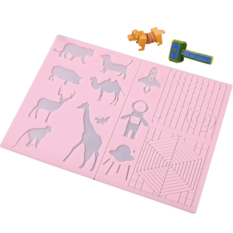 3D Pen Mat -11.8x8.2 inch with Animal Patterns for 3D Printing Pen