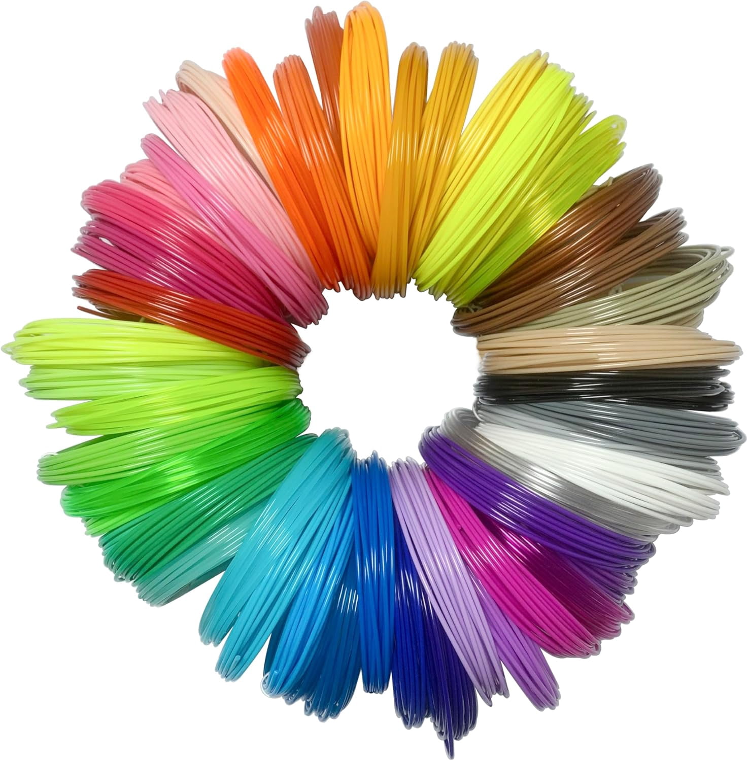 3D Pen Print Filament - 20 Bundle PLA Refills for 3D Printing - Ideal ...