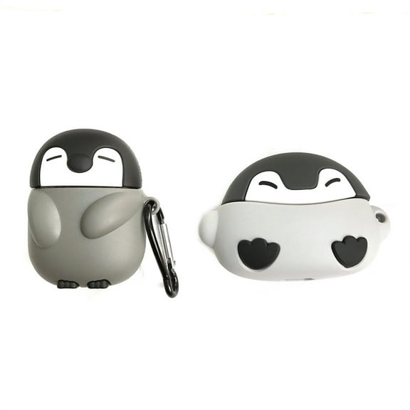 3D Penguin For Apple Airpods 4 Cute Case Airpods 1 2 3 Pro Earphone Case Wireless Charging Headset Cover