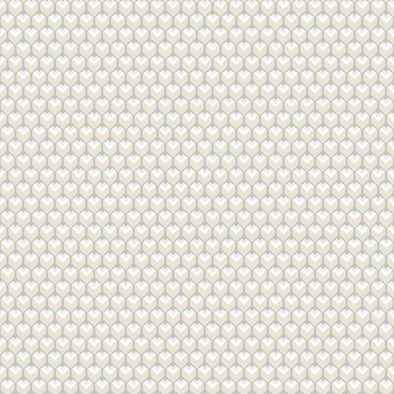 3D Petite Hexagons Peel and Stick Wallpaper - image 1 of 22