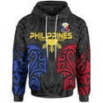 3D Philippines Flag Emblem Graphic Hoodies for Men Clothing Filipinos