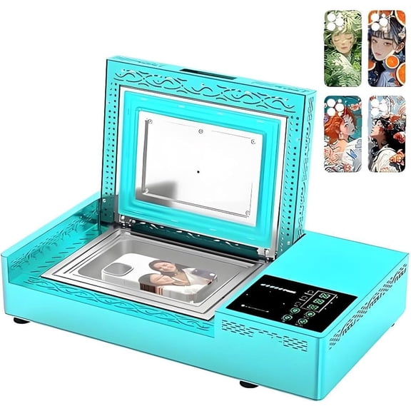 3D Phone Case Heat Press Kit With Molds | 180c Fast Sublimation Machine For DIY Custom Cases For Small Business,Home Craft