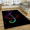 thumbnail image 1 of 3D Piano Art Creative Musical Note Carpet Rug for Home Living Room Bedroom Sofa Doormat r Child Area Rug Non-slip Floor Mat, 1 of 5