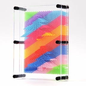 3D Pin Art Impression Board (Rainbow)
