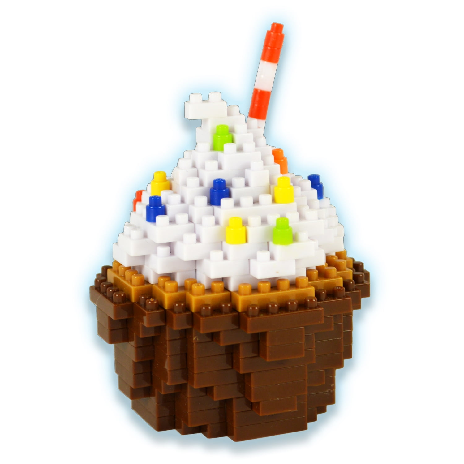 3D Pixel Puzzle - Cupcake, 248pcs