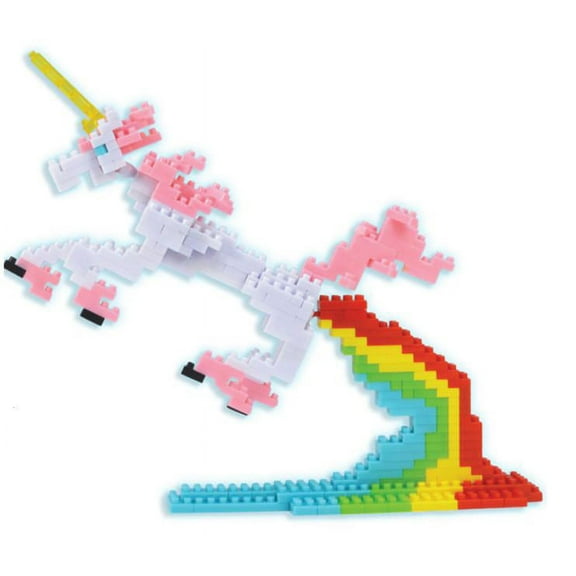 3D Pixel Puzzle - Unicorn (270+ Pcs)