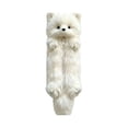 thumbnail image 1 of 3D Plush Desktop Animal Pencil Case, Soft Stuffed Zipper Pouch for Office Supplies Desk Accessories, Fun Brown Design Writing Tool Storage Organizer for Cosmetics Gadgets Gift, 1 of 8