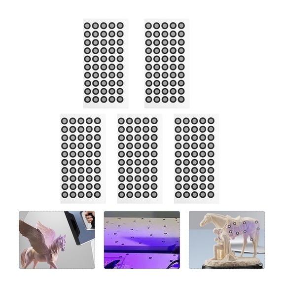 3D Point Reflective Reference Points Film Scanner Marking Marker Positioning Scanners Scan Reflection Useful ,Tracking dots for 3D Scanning
