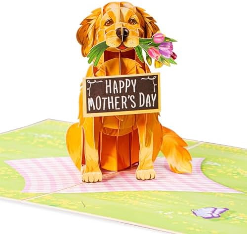 Muttertagskarte Von Den Hunden – Lustige Karte Für Hundemütter, 159x159 Mm, Mit Umschlag, „Happy Mother’s Day“