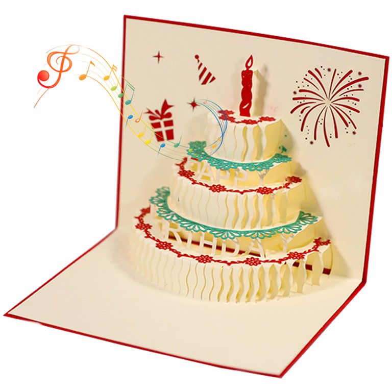 Hot Selling Happy Birthday Cards 3D Pop up Birthday Card 3D Greeting Card Happy  Birthday Kraft Paper Cards - China Kraft Paper Cards and Place Card price