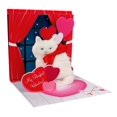 thumbnail image 1 of 3D Pop Up Valentine's Card - Valentine Persian Cat, 1 of 2