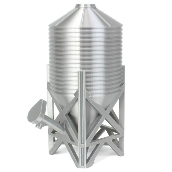 3D Print 1/16 Short Stack Feed Hopper Bin, 3D Printed RW-10