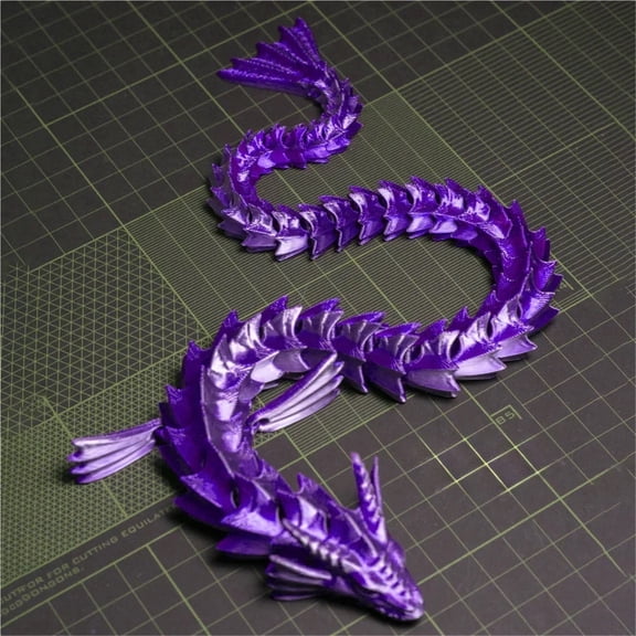 3D Print 45cm Sea Dragon Model Mythical Dragon Desktop Decorations Multi-Articulated Activity Models Home Decorations