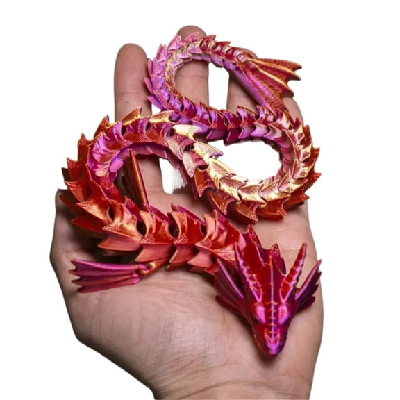 3D Print 45cm Sea Dragon Model Mythical Dragon Desktop Decorations Multi-Articulated Activity Models Home Decorations