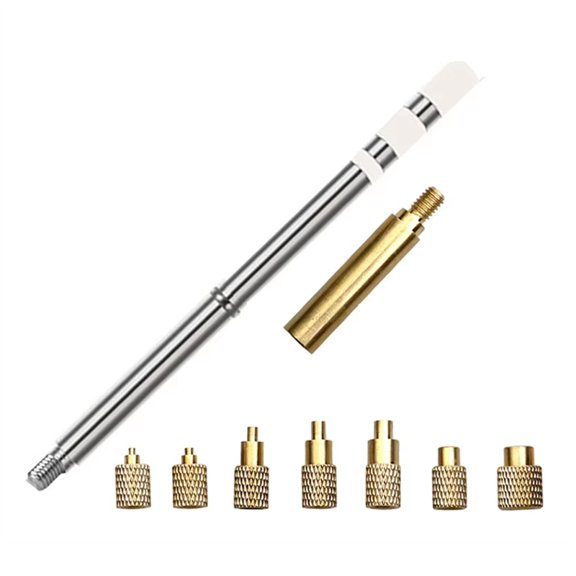 3D Print Accessory Brass Hot Nut Insertion Kit Heat Insert Nut Iron Thread Head M2-M8 Tips for 936 T65 T85 Soldering