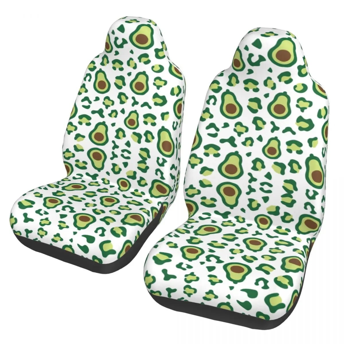 3D Print Avocado Heart Pattern Car Seat Covers Universal Fit for Cars