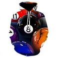 3D Print Billiards Graphic Hoodies For Men Women Long Sleeve Pullover