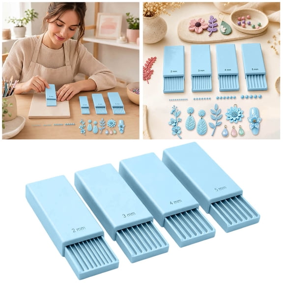 3D Print Clay Bead Maker Tool Multi Size Gel Sphere Roller Essential Craft Supplies for DIY Lovers, Jewelry Makers, Home Crafting