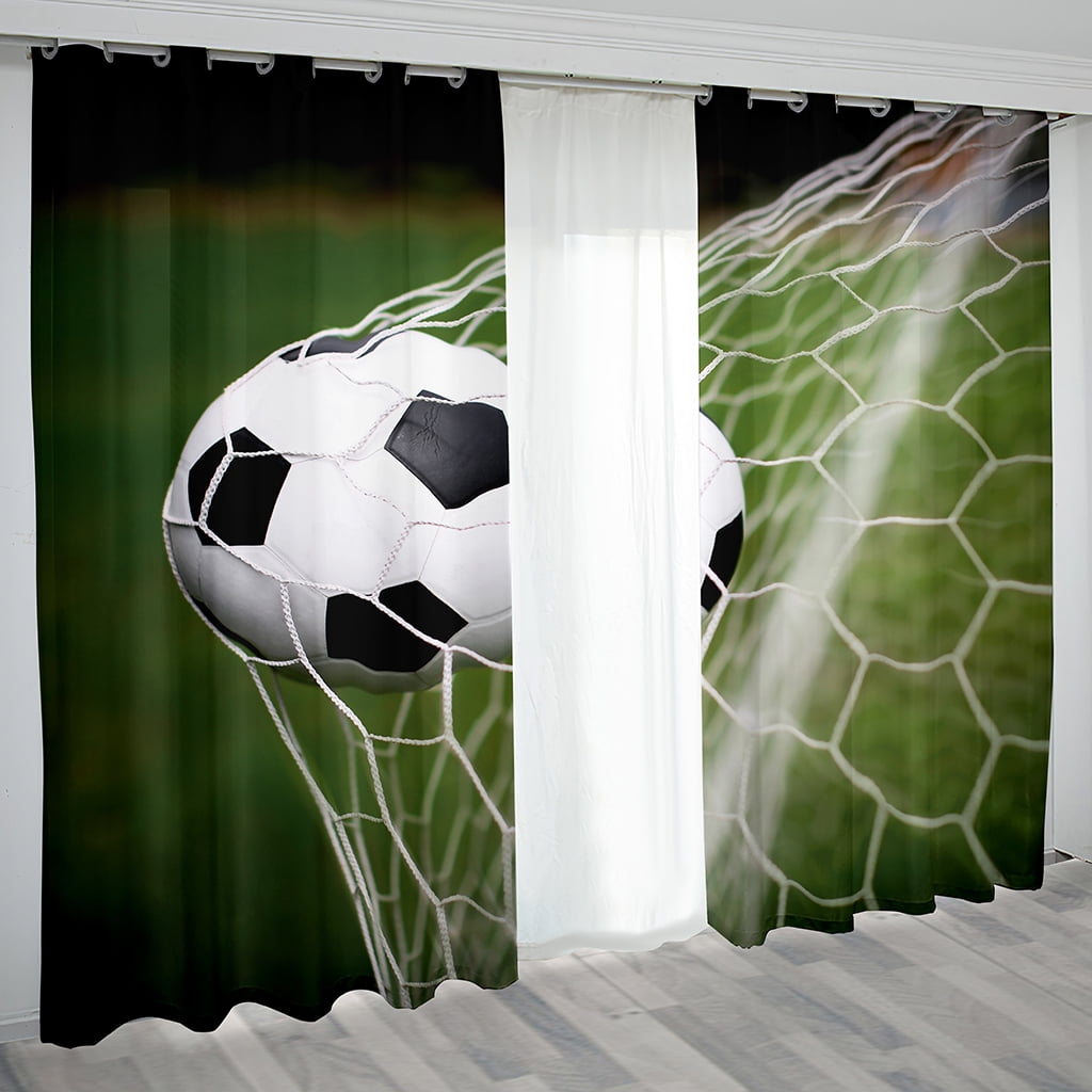 3D Print Colorful Cool Soccer Ball Football Sport Thin Semi Shading