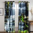 thumbnail image 1 of 3D Print Customize Photo Scenery Natural 2 Pieces Window Curtain Living Room Bedroom Drape Home Decoration, 1 of 5